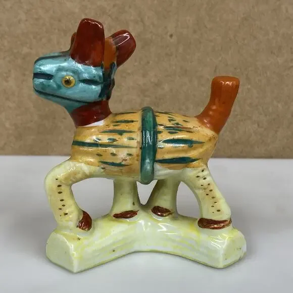 Vintage Porcelain Veggie Animal Squash Horse Dog Figurine Japan Halloween